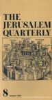 The Jerusalem Quarterly ; Number Eight, Summer 1978